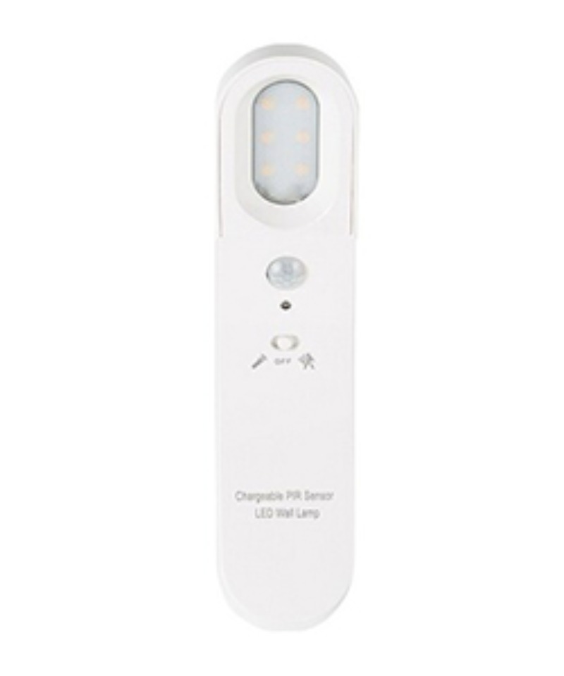 무선 LED USB 충전식 부착 센서등 수유등 무드등 수면등 화이트